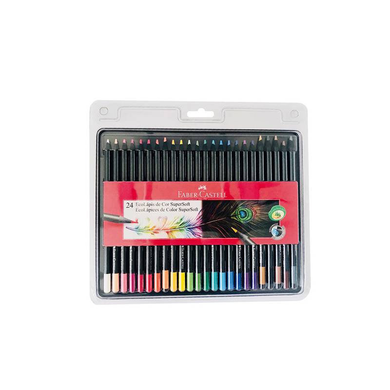 24 Colores SuperSoft Faber-Castell