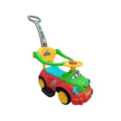 PRAKTIPLAS - Carro montable paseador 3en1 niños guia descansapies baul