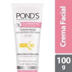 PONDS - Crema Facial Ponds Clarant B3 Proteccion Solar Fps 30 X 100g