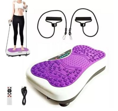 Plataforma Vibratoria Fitness con Lazos Elásticos GENERICO