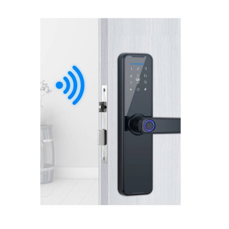 Cerradura Electronica Huella Biometrica Wifi Chapa Digital Inteligente App  Seguridad