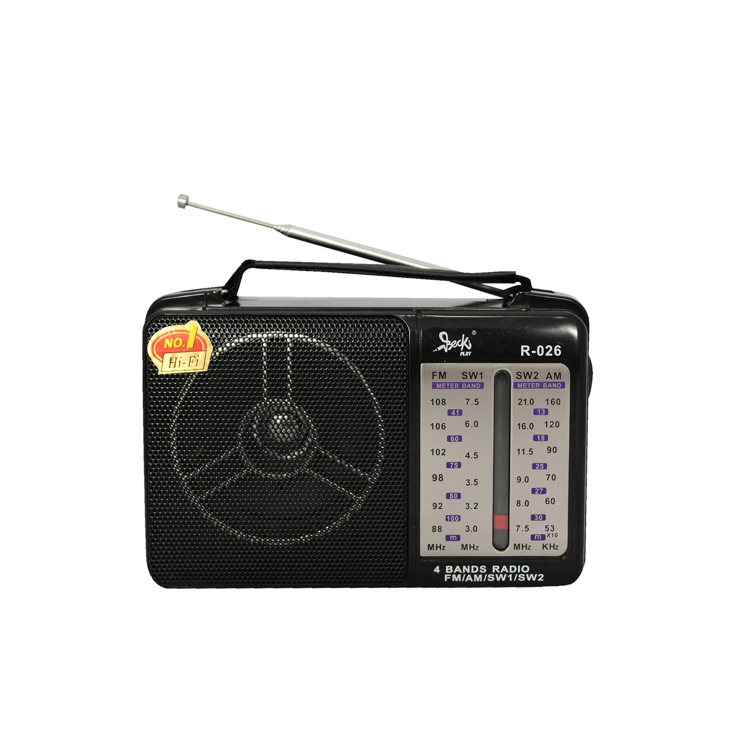 Radio Portatil Recargable VTA AM/FM 5 Watts