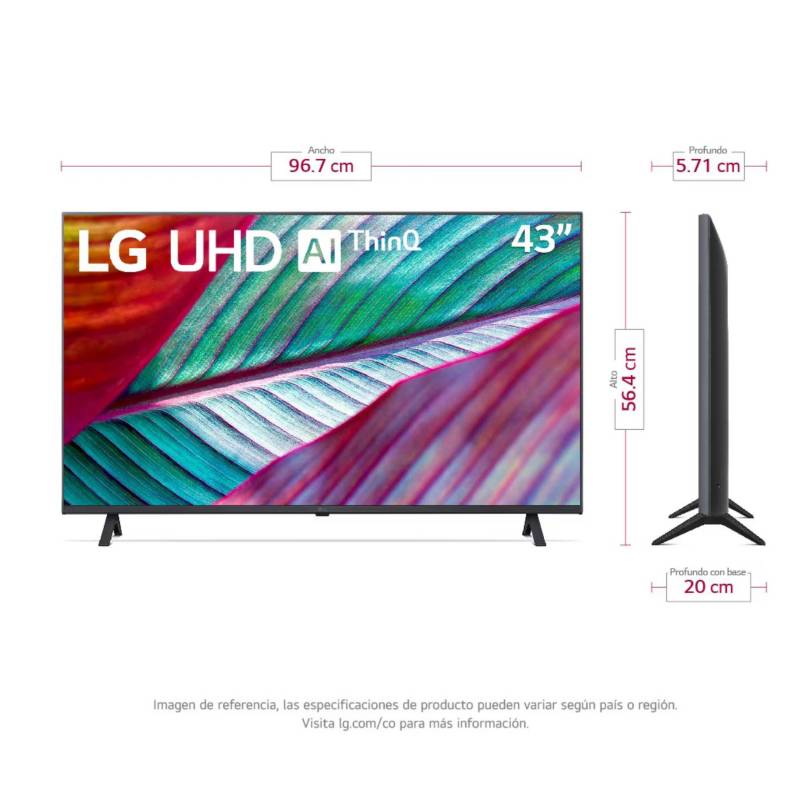 Televisor LG 43 Pulgadas UHD 4K Smart Tv LG