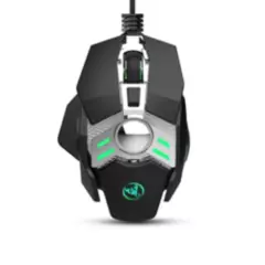 GENERICO - Mouse Gamer De 7 Botones Con Iluminación LED Y DPI Nivel Ajustable