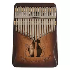 RAKTORS - Kalimba de 17 teclas, instrumento musical raktors unico