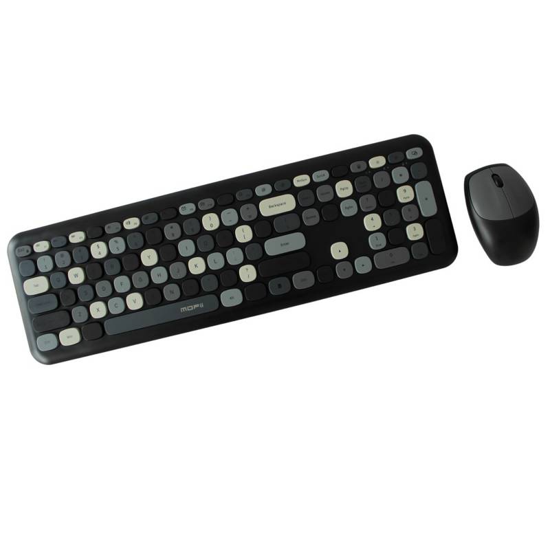 Kit teclado y mouse online inalámbrico acteck t520 vintage