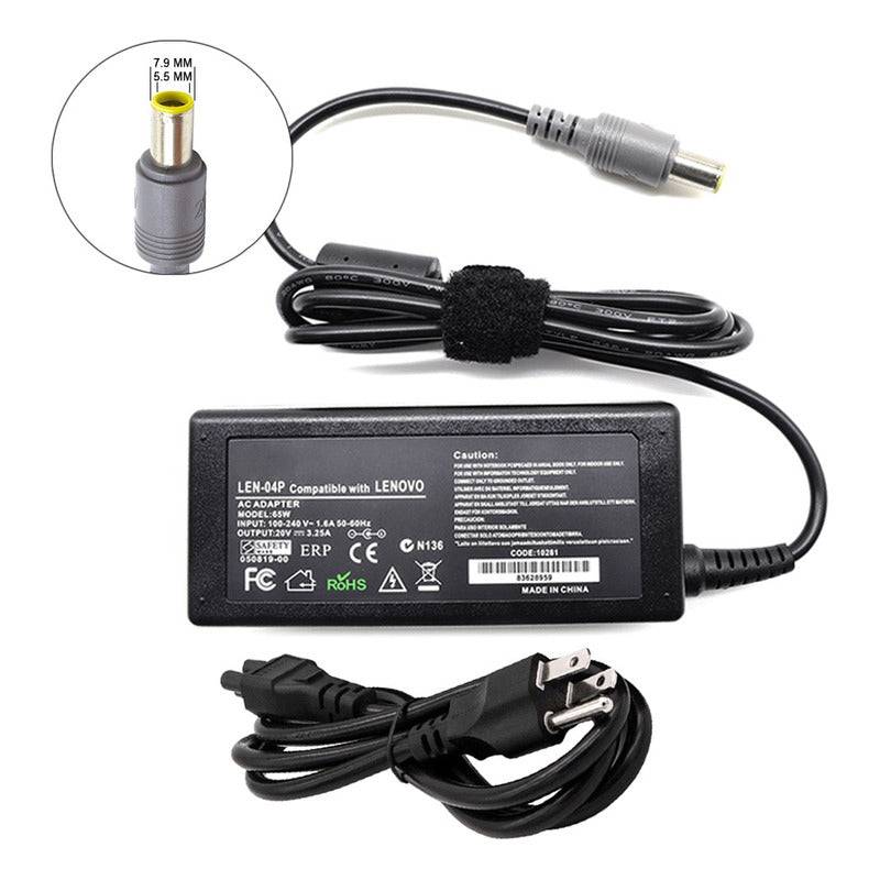 Cargador  Lenovo USB-C 65W AC Adapter(CE), 100-240 V, Negro