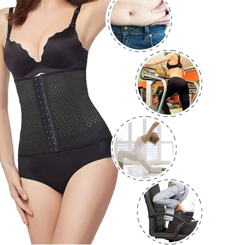 Faja reductora corset reduce medidas abdomen cintura talla M