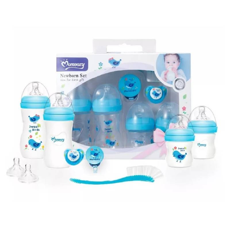 Kit De Teteros Para Bebe niño anticolicos azul bebé MUNDO BEBE