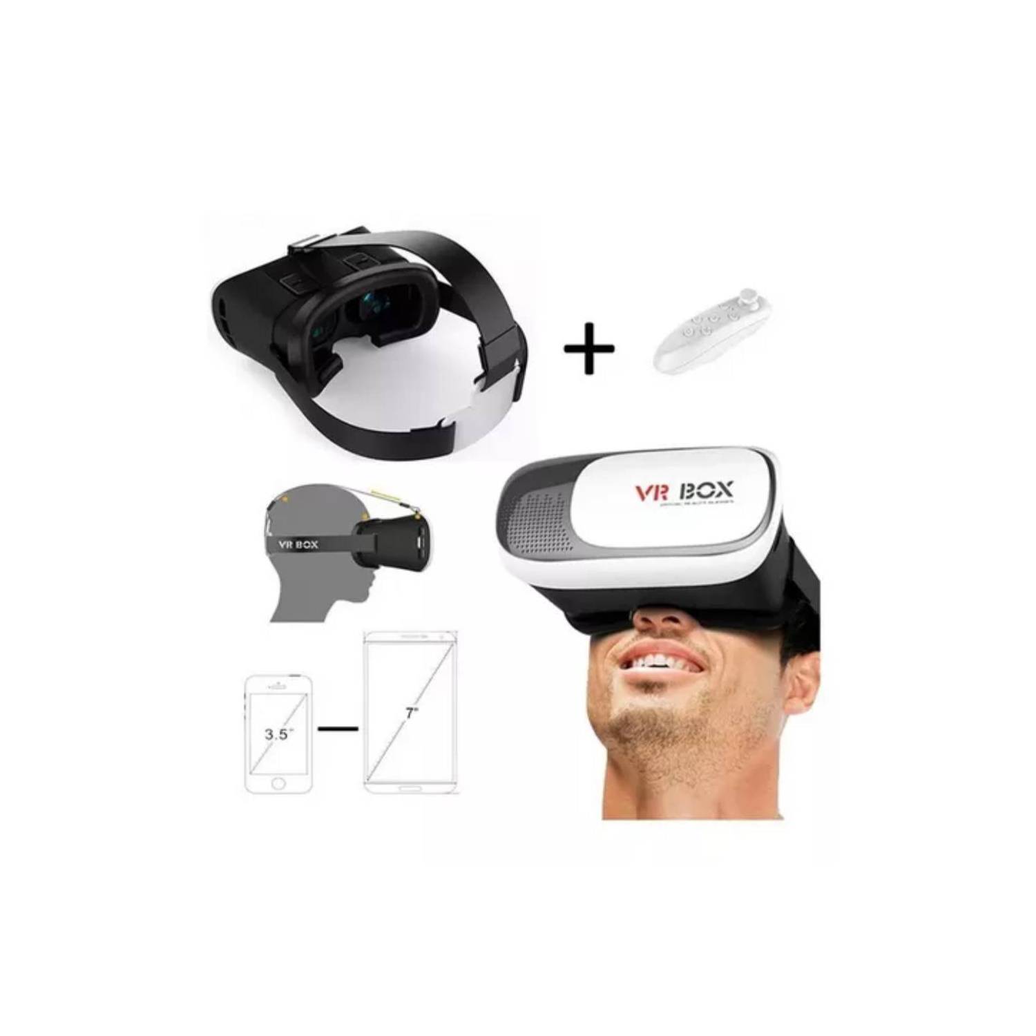 Gafas 3d Realidad Virtual Vr Box Control Bluetooth GENERICO