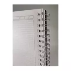 SCRIBE - Cuaderno 7 Materia Cuadriculado Scribe Argollado Pasta Dura