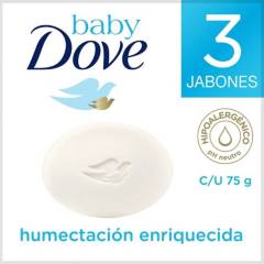 DOVE - Jabón Dove Baby Caja Con 3 Unidades Con x 75 Gr