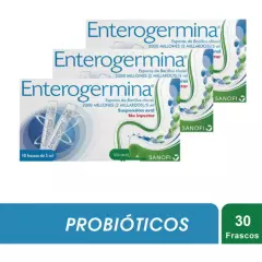 SANOFI - Enterogermina Probióticos 2000 Millones x 30 Ampollas Bebibles