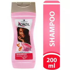 KONZIL - Shampoo Konzil Suavidad & Brillo Seda Liquida x 200 Ml