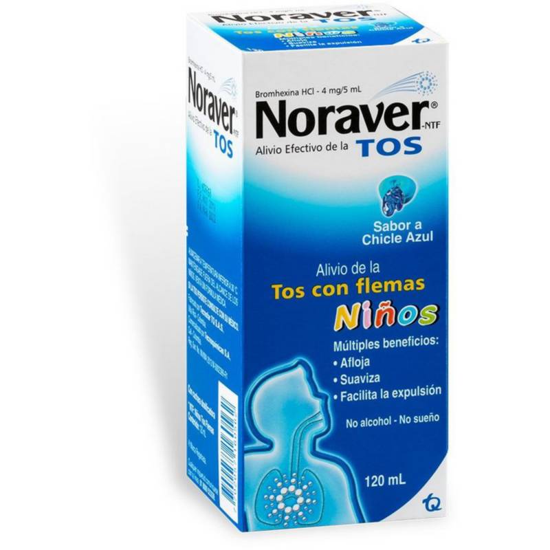 NORAVER TOS NIÑOS JARABE X 120 ML