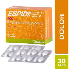 ZAMBON - Espidifen 400 Mg Dolor & Fiebre x 30 Tabletas