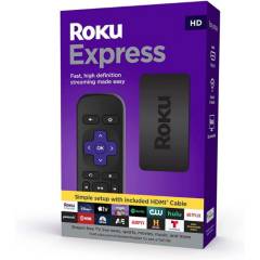 ROKU - Roku express hd streaming media player 2019 smart tv