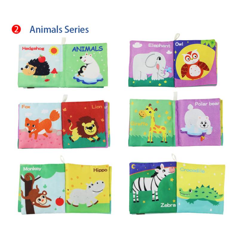 mini libros Montessori juguete didacticos de tela niños GENERICO