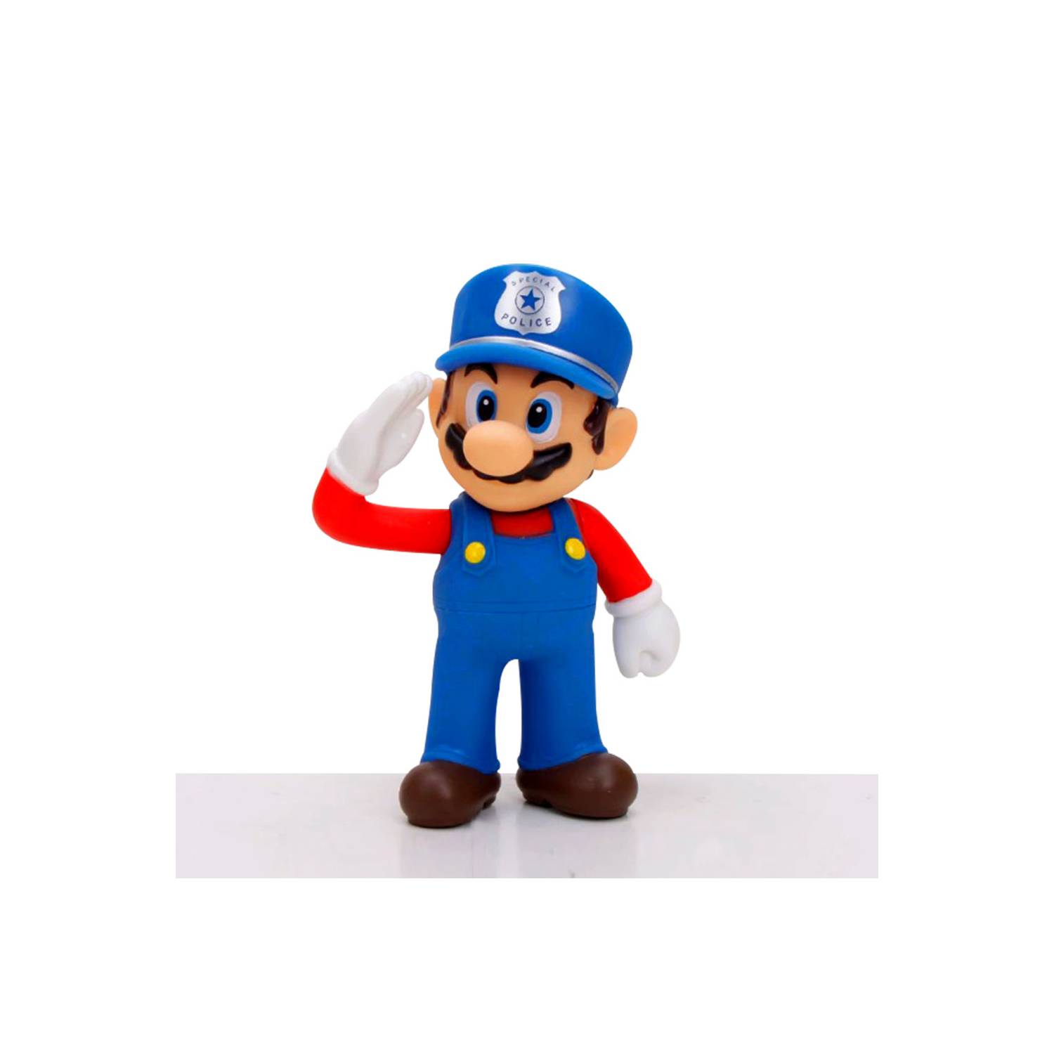 Figura Mario Bros Colección Mario Policía Juguetes Figuras GENERICO