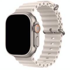 GENERICO - Reloj Inteligente Smart watch T500 Ultra Blanco Bluetooth