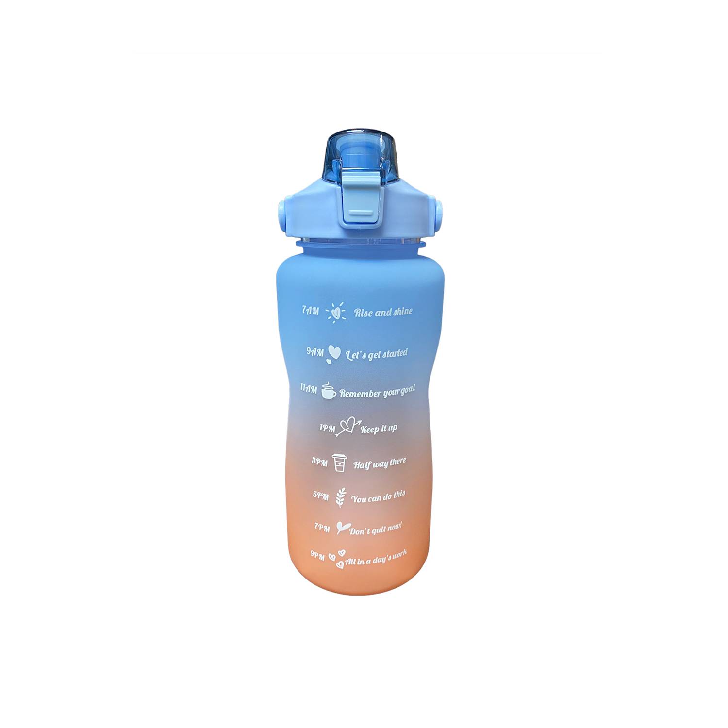 Termo Botella De Agua 2 Litros Pitillo