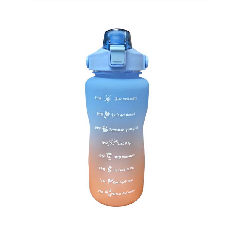 Botella de agua motivacional 2 litros