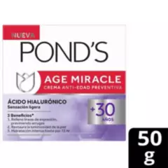 PONDS - Crema Facial Ponds Agemiracle Acido Hialuronico Dia X 50g