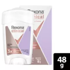 REXONA - Desodorante Rexona Clinical Extra Dry Women X 48g