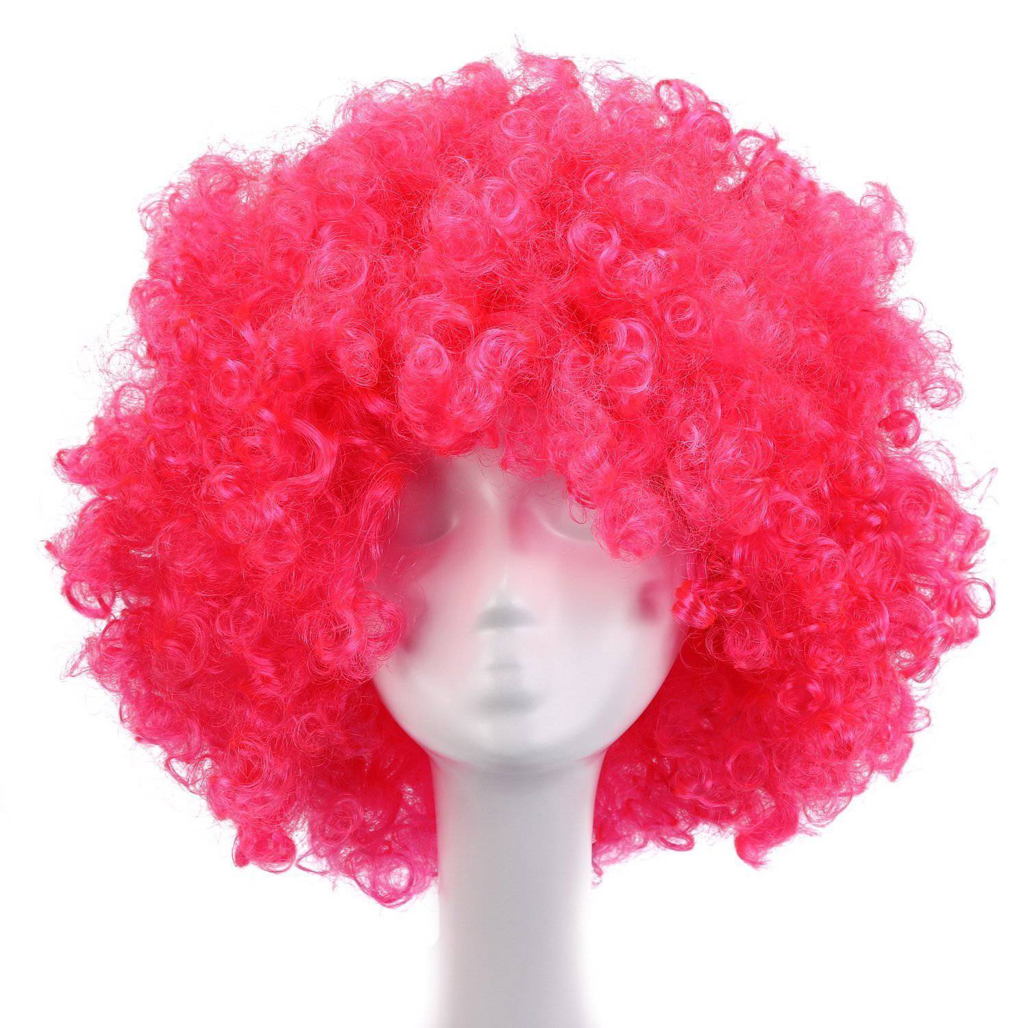 Peluca Afro Payaso Colores Nariz Disfraz Hallowen GENERICO