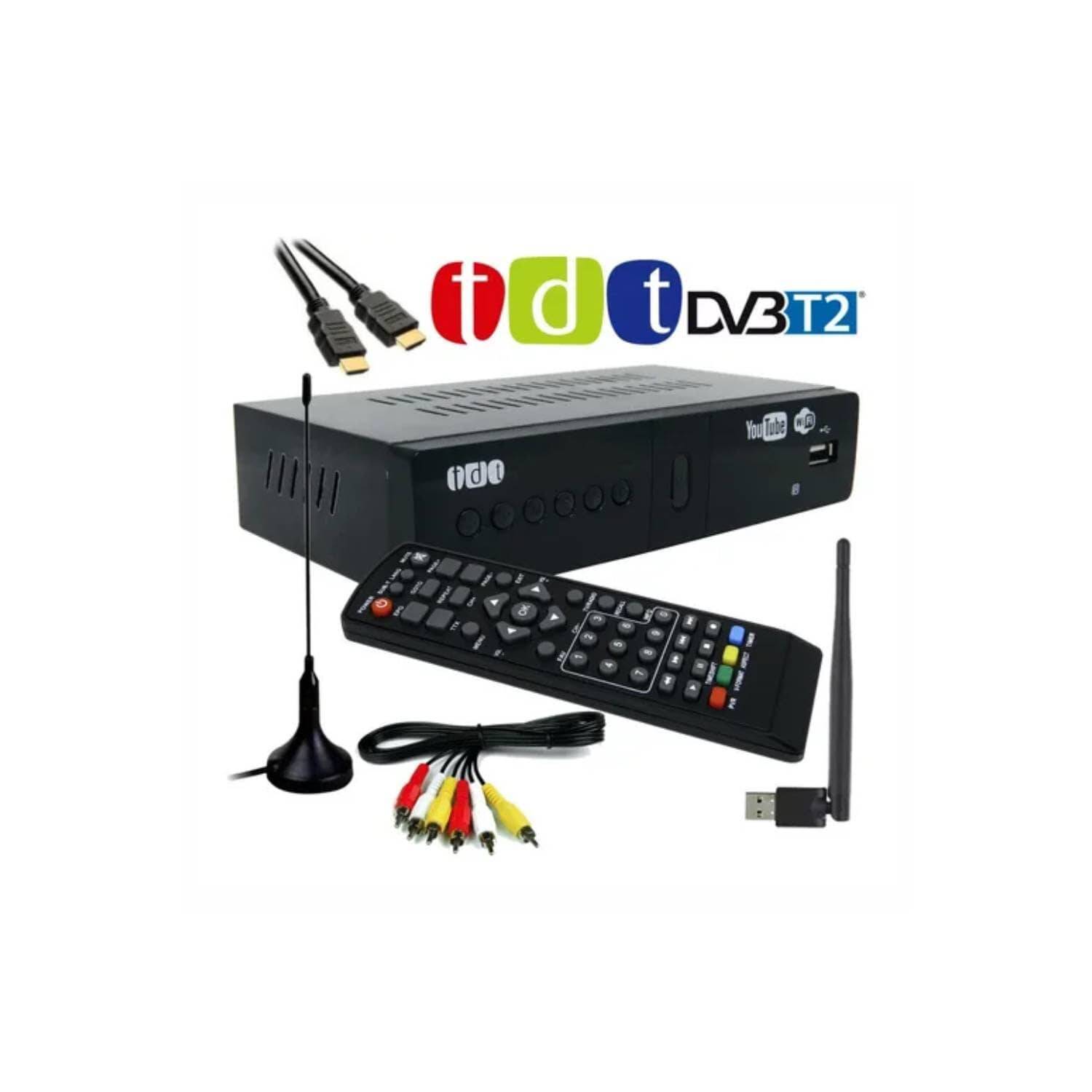 Decodificador Tdt Dxg-2221 Antena Wifi  Hdmi Rca Usb