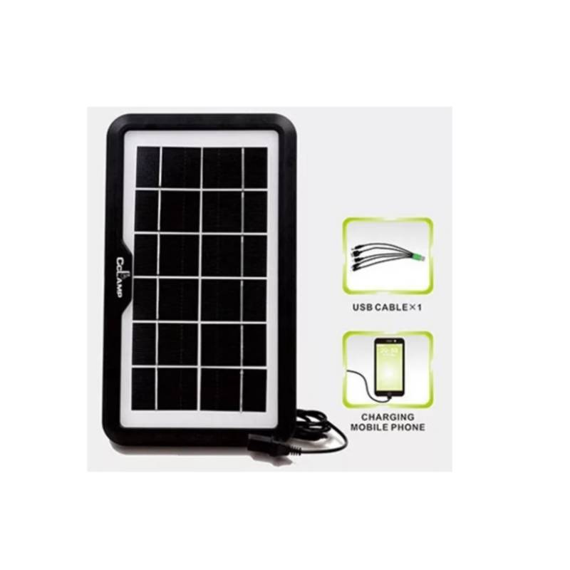 Panel Solar Cargador Celular 38w 6v Energía Solar Cl-638 GENERICO