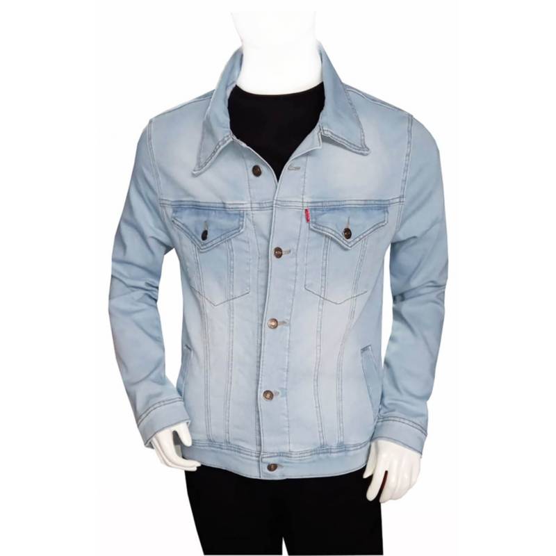 Chaqueta Blanca Hombre Jean