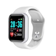 GENERICO - Reloj Inteligente Smartwatch Y68 Blanco Bluetooth