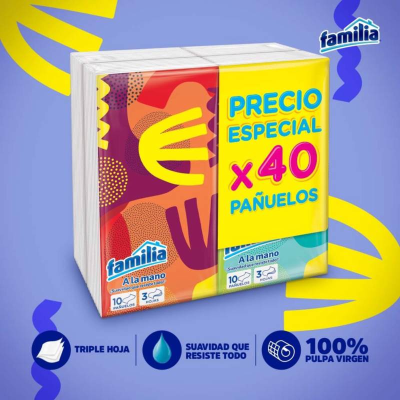 Kleenex Pañuelos faciales ultra suaves, caja de cubos, 50 pañuelos por caja  de cubos, 4 paquetes