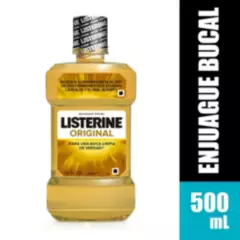 LISTERINE - Enjuague Bucal Listerine Solucion X 500ml