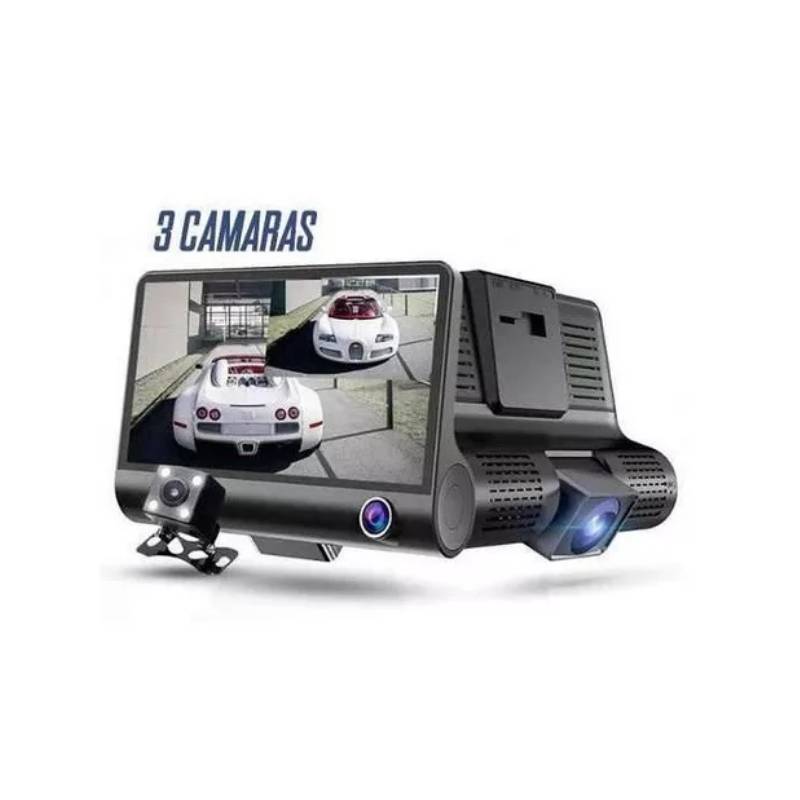 Espejo Retrovisor Cámara Para Carro De Video Grabadora De Reversa Y Frontal  New