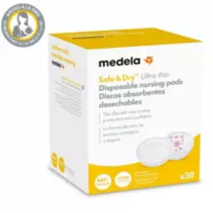 MEDELA - Discos Medela Safe Dry Absorbente Desechable X 30und