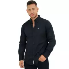 PENGUIN - Camisa para hombre PENGUIN TRUE BLACK.