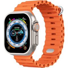 GENERICO - Reloj Inteligente Smartwatch T800 Ultra Serie 8 Naranja 49mm Bluetooth