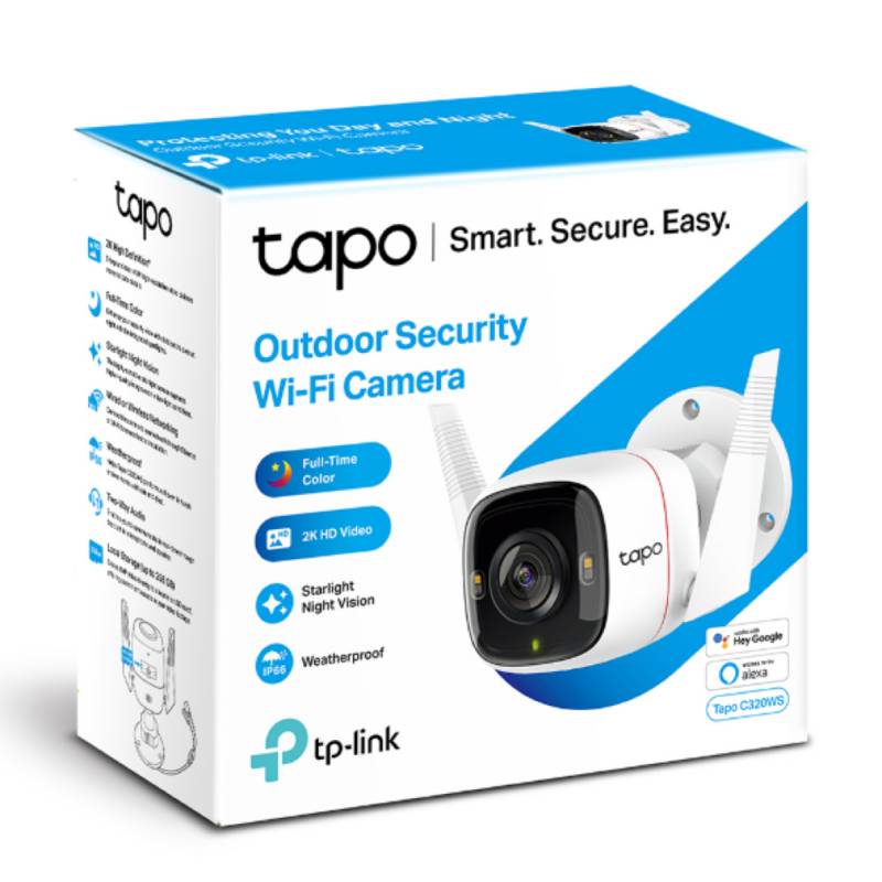 Kit 2 Camaras Vigilancia WiFi TP-LINK TAPO C500 exterior + C200