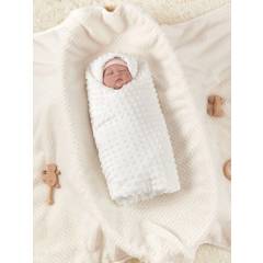 GENERICO - Baby Wrap - Manta cobertor Cobija para bebe unicolor y doble faz