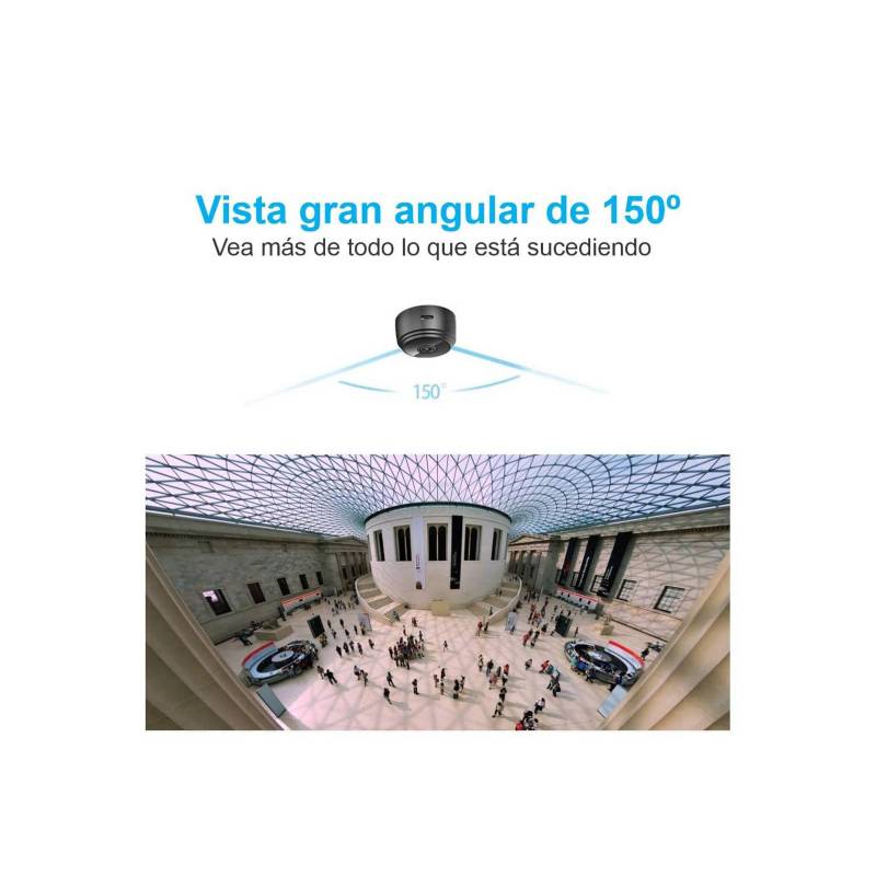 Mini Cámara Espía Wifi Cámara Inalámbrica Oculta A9 1080P Full HD GENERICO
