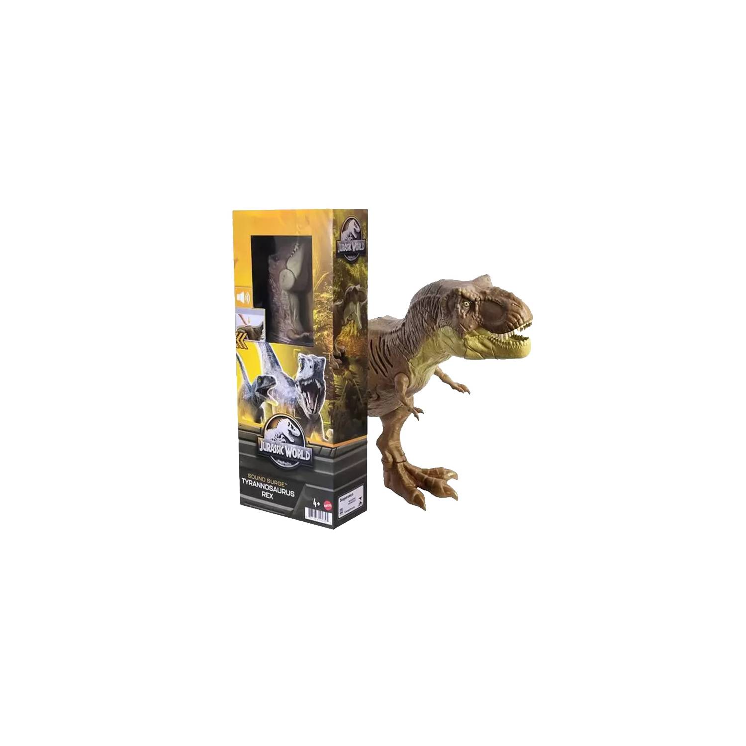 Jurassic World Dinosaurio de Juguete de 30cm Sound Surge¿ Rex