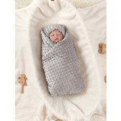 GENERICO - Baby Wrap - Manta cobertor Cobija para bebe unicolor y doble faz