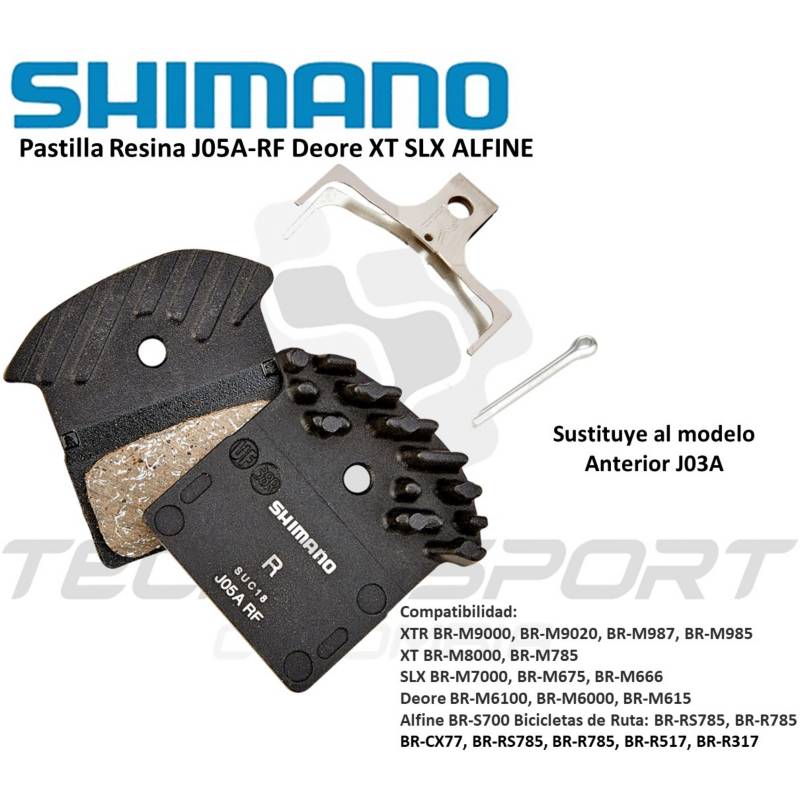 Shimano Par Pastillas Freno J05A-RF Resina