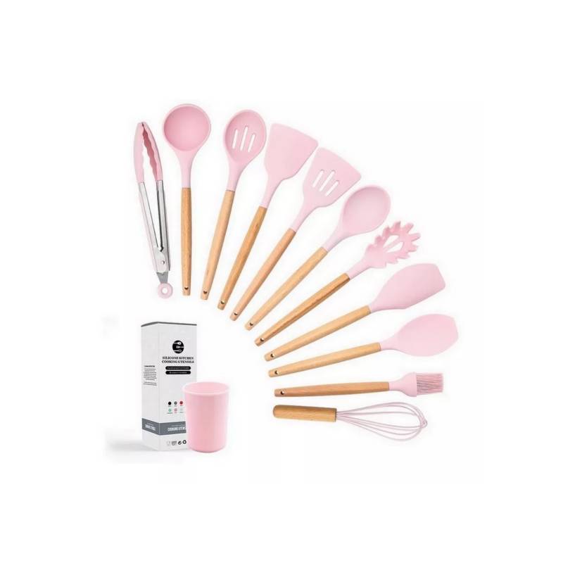 Venta de Set 11 Utensilios de Cocina de Bambú