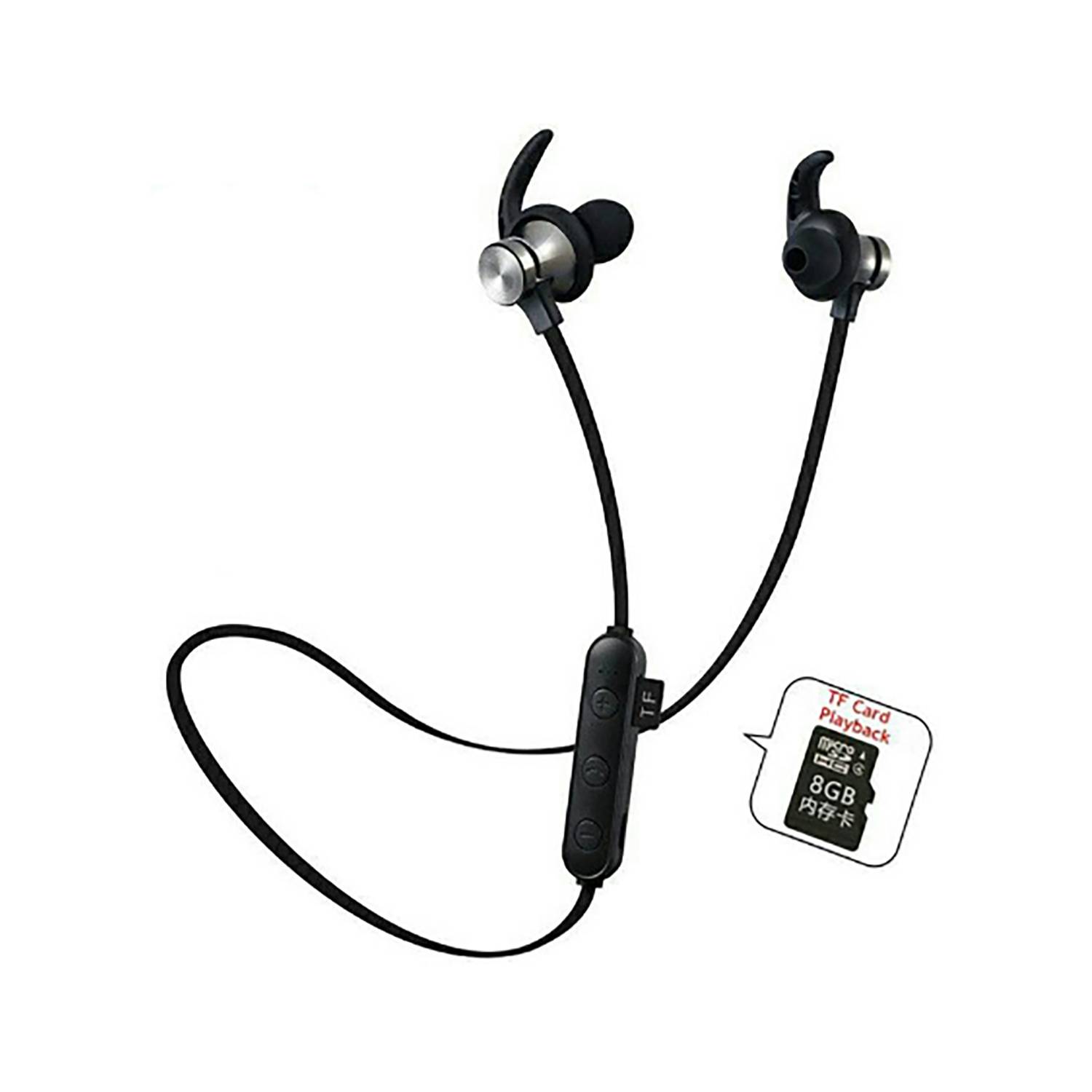 Audifonos bluetooth 5.0 deportivos lector Sd con micr fono