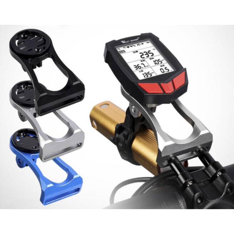 Juego de soporte de montaje para computadora de bicicleta compatible con  Garmin/G/G+/Wahoo/Bryton para kit combinado de adaptador GPS de bicicleta
