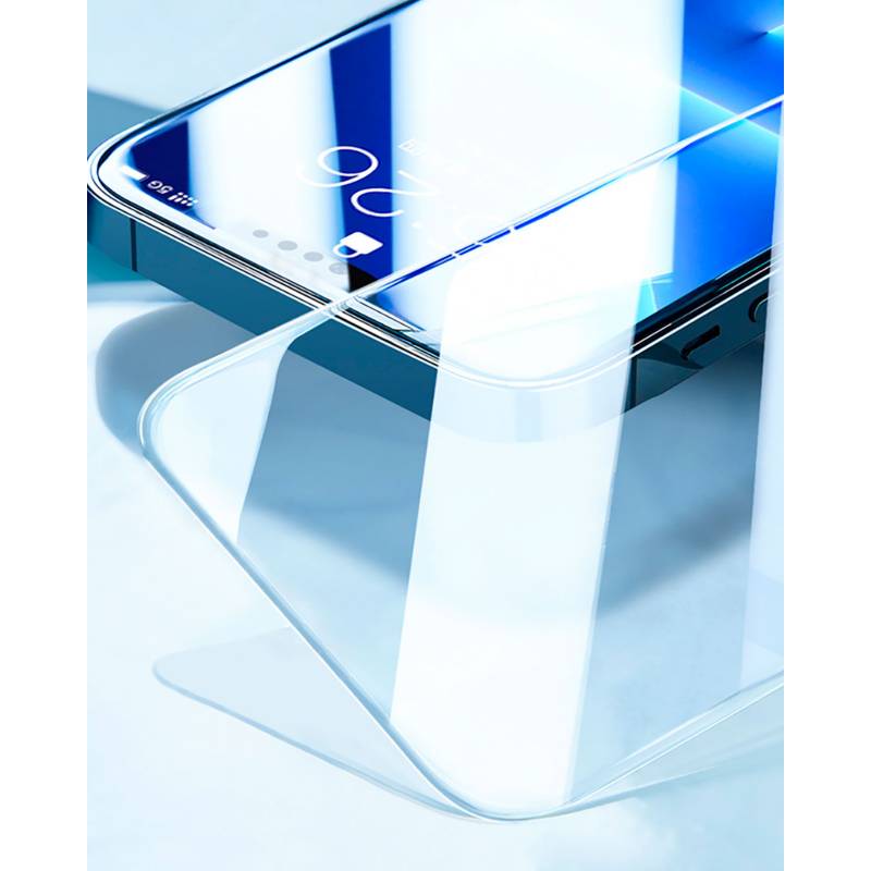 Cristal Templado Completo Negro Irrompible para iPhone 12 Pro Max