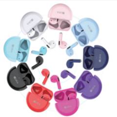 1HORA - Audífonos Earbuds Bluetooth Manos Libres Color Rosado AUT119